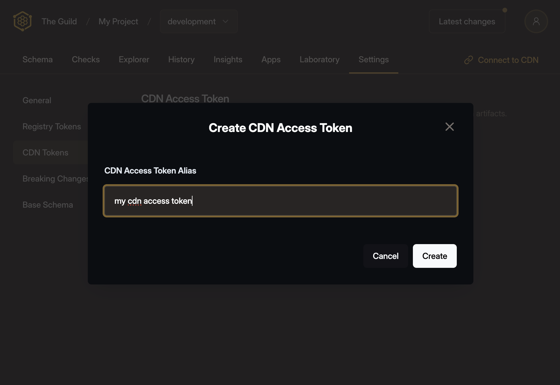 CDN Token Form